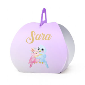 Kutijica za poklone ovalna ptičice