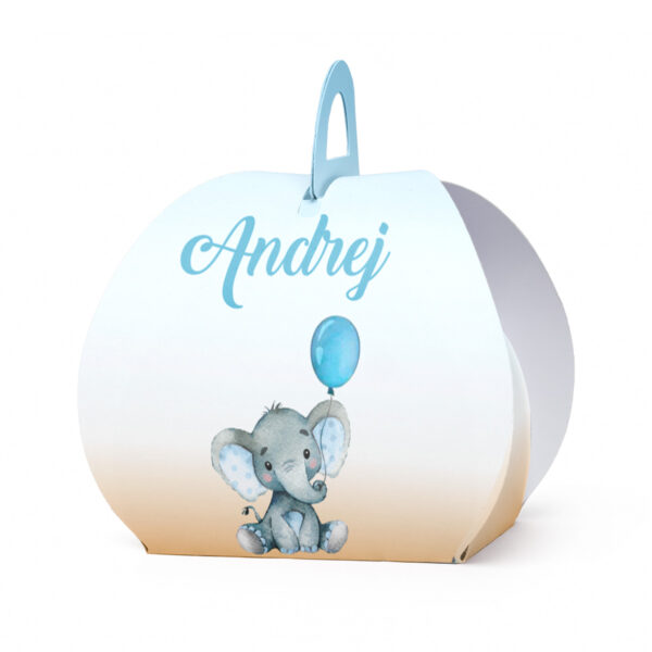 kutijica peper elephant with balloons_peper