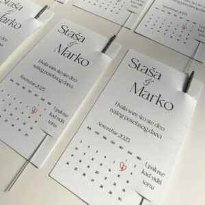 Prskalica venčanje kalendar